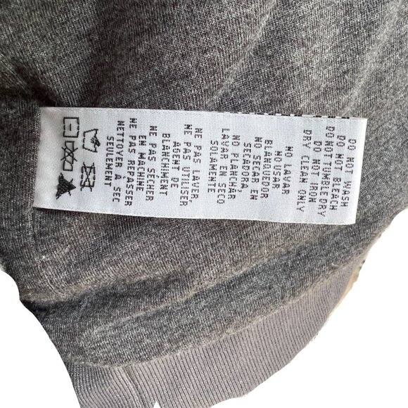 Altar'd State Sherpa Fleece Hoodie Pullover Sweater Gray Small V-Neck Cabincore - Picture 11 of 14